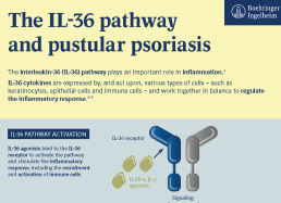 Learn about the disease pathway for GPP and IL‑36